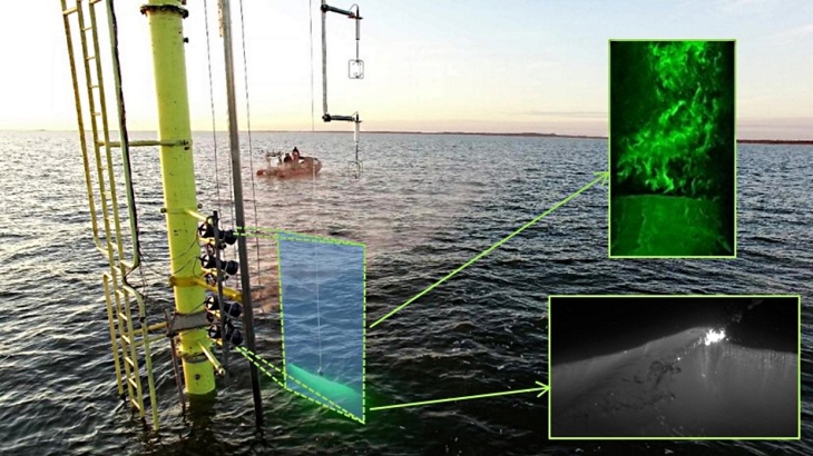 Details of the PIV experiment -Image: Marc Buckely, Jan Bödewadt/Hereon- 